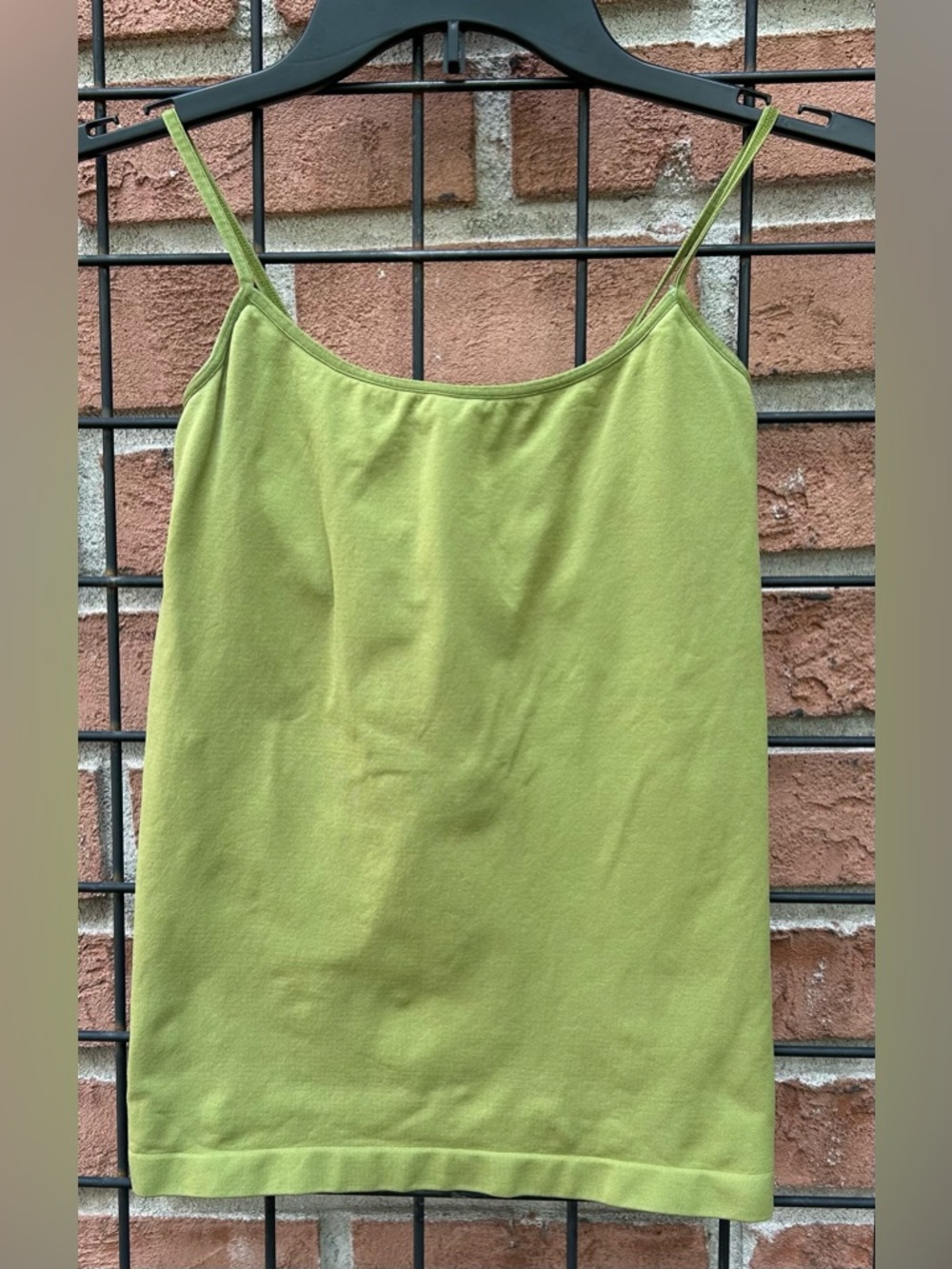 bebe Olive Green Spaghetti Strap Camisole